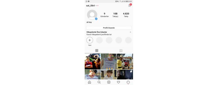 10k 2014 Tarihli İnstagram Hesabı