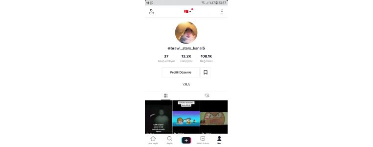 13.2k TAKİPÇİ 108K BEĞENİ TİKTOK