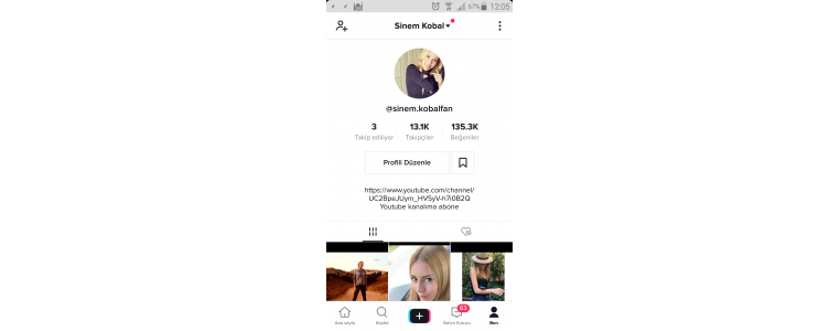 15K Tiktok hesabı 250 TL