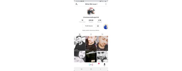 210k Tiktok Hesabı 4m Kalp