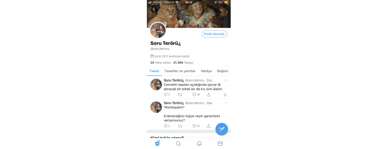 21.4K TWİTTER HESABI