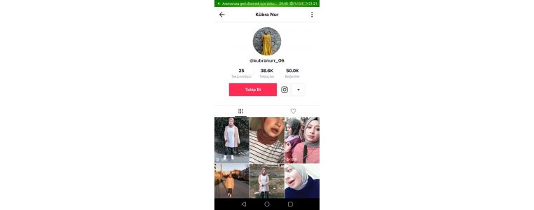 38.8k BAYAN Tıktok Hesabı