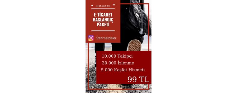 E-Ticaret Paketi İnstagram 95 TL