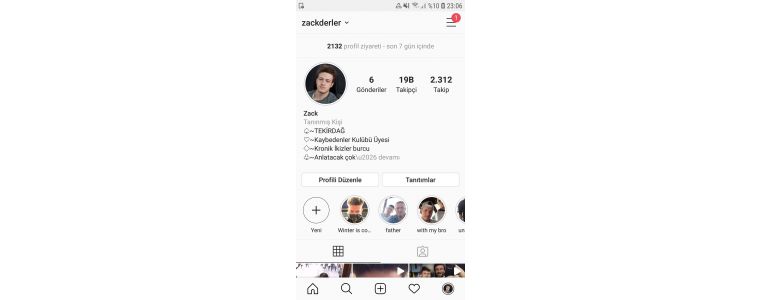FUL AKTIF KADIN TAKIPCILI INSTAGRAM HESABI