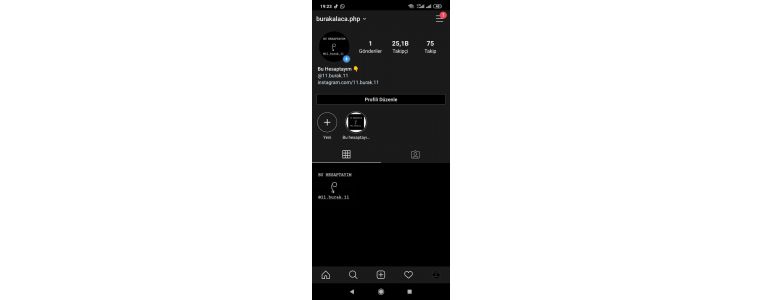 25 K Takipçili İnstagram Hesabı Satılık