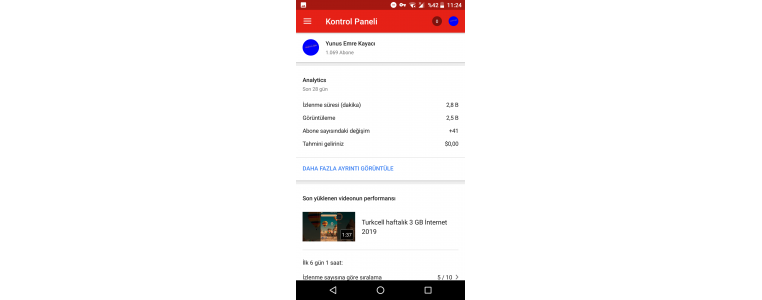 Pk Kapalı 1070 aboneli YouTube kanlı