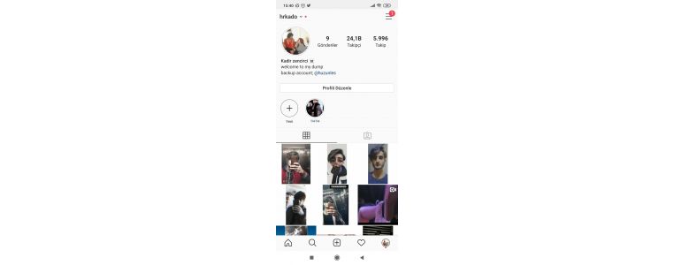 Satılık 24k instagram hesabi 250 tl